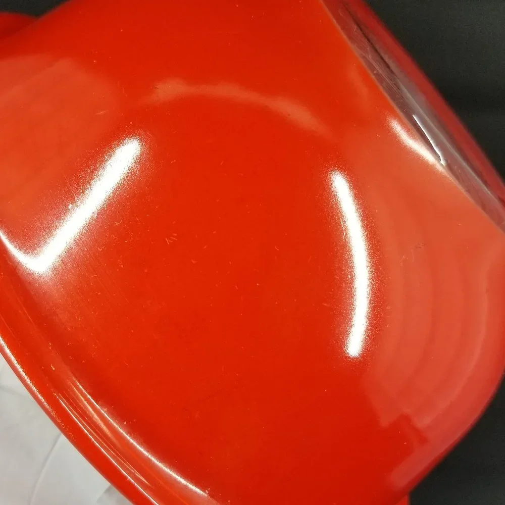 PYREX 322 1L Red Mixing Bowl Clear Bottom Vintage 1980s [ 2nd of of 2]